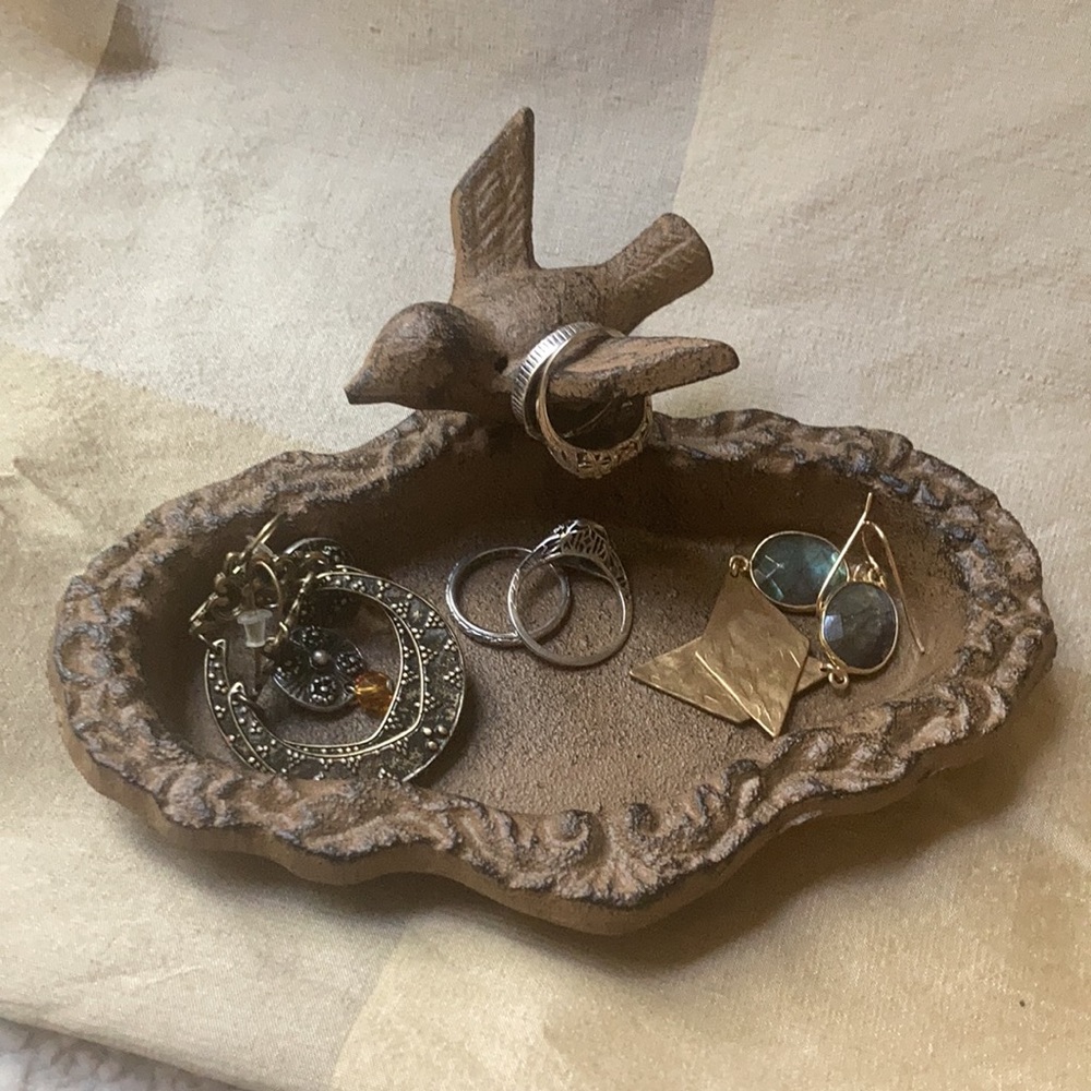 Beautiful bird jewelry holder, soap dish...... - Picture 7 of 7